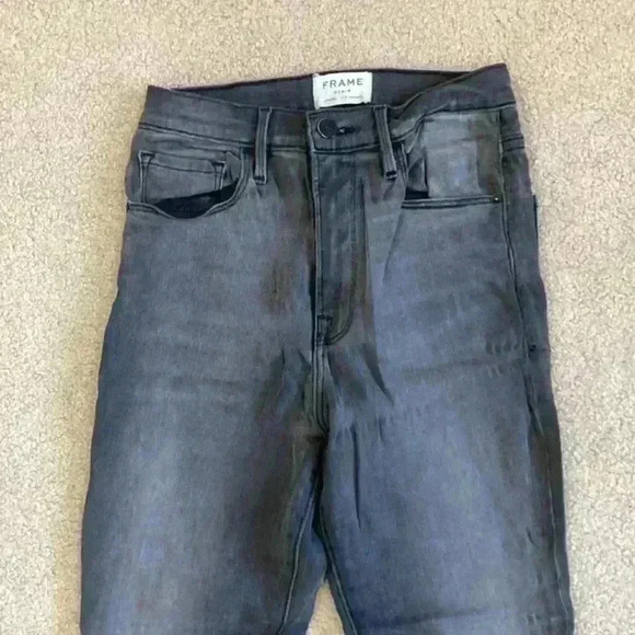 ⭐️ Frame denim grey and black jeans in size 27 - Picture 2 of 7